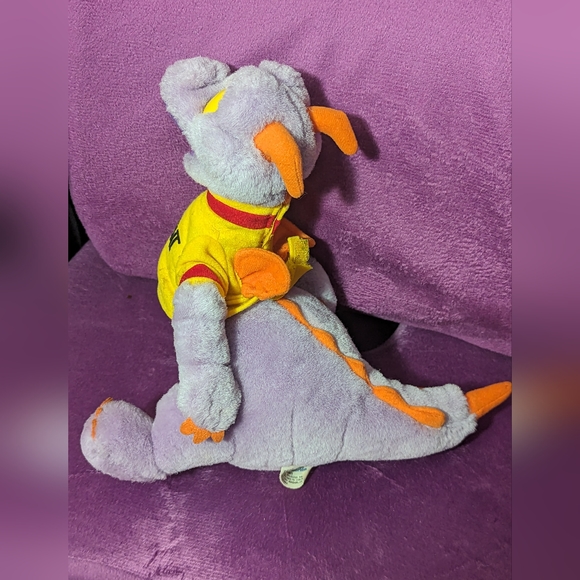 Vintage 1980s Disney Epcot Center Figment Dragon Plushie 10" - Picture 11 of 11